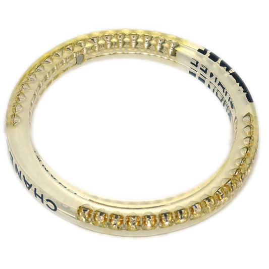 Luxury Chanel Bangle Rhinestone Clear 05P