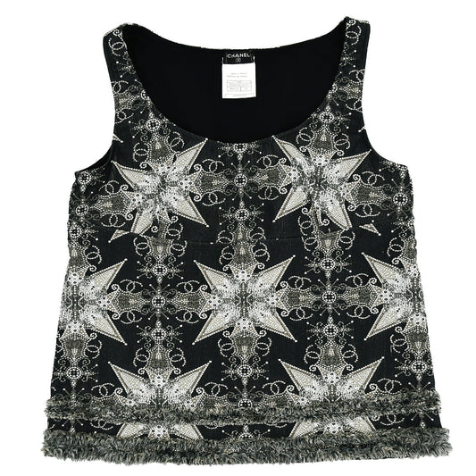 Luxury Chanel Sleeveless Black 06P #38