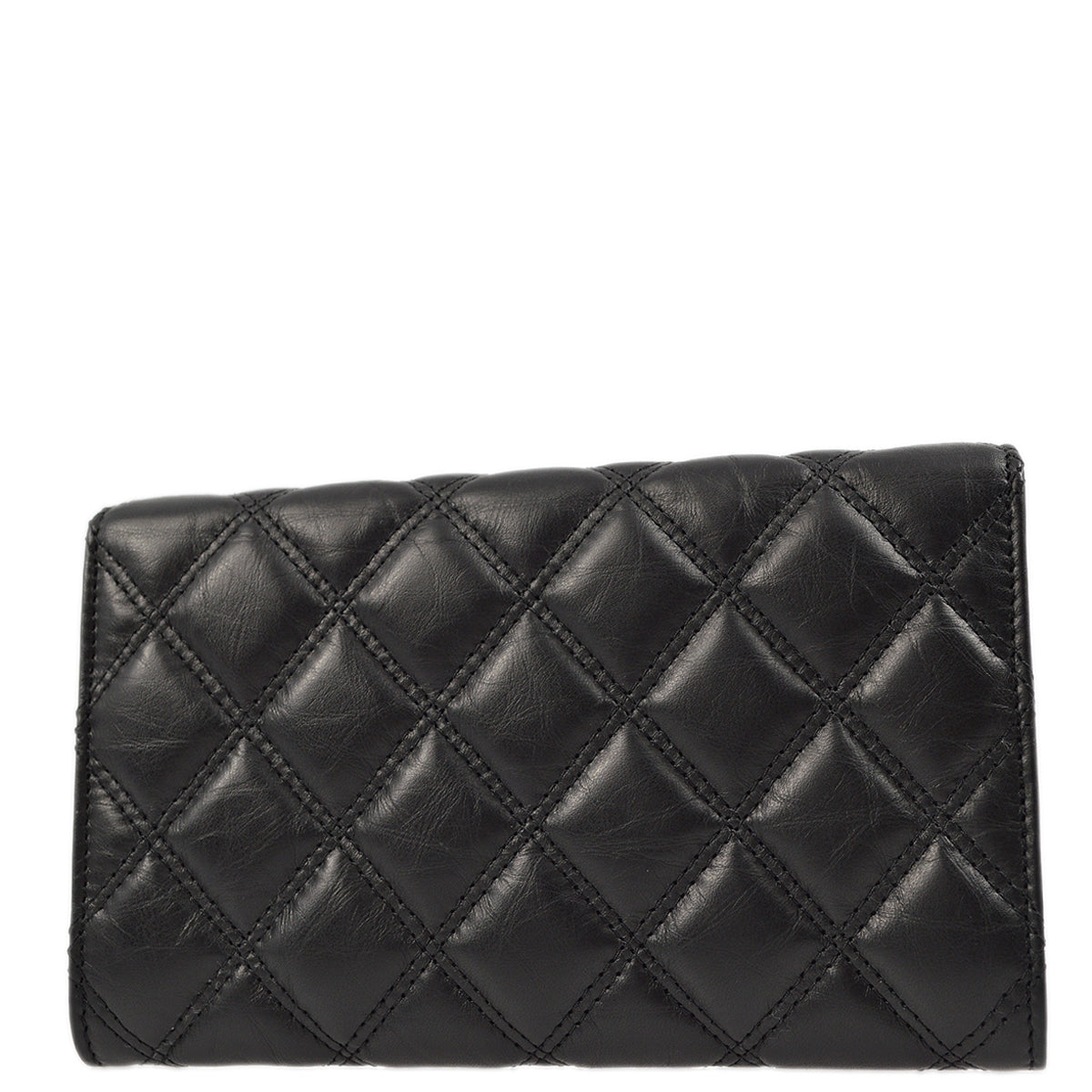Luxury Chanel 2006-2008 Black Calfskin Bifold Wallet
