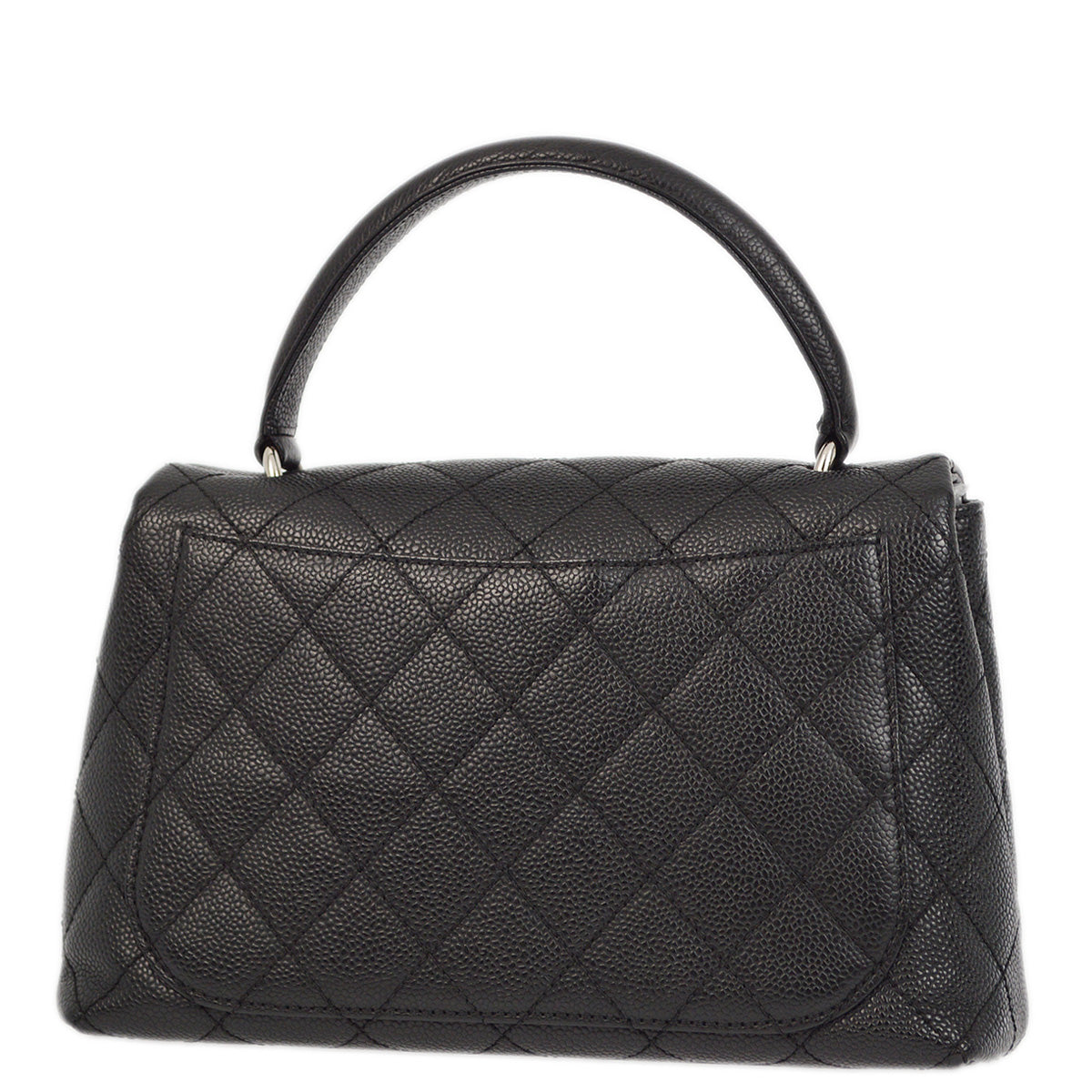 Luxury Chanel 2006-2008 Black Caviar Handbag