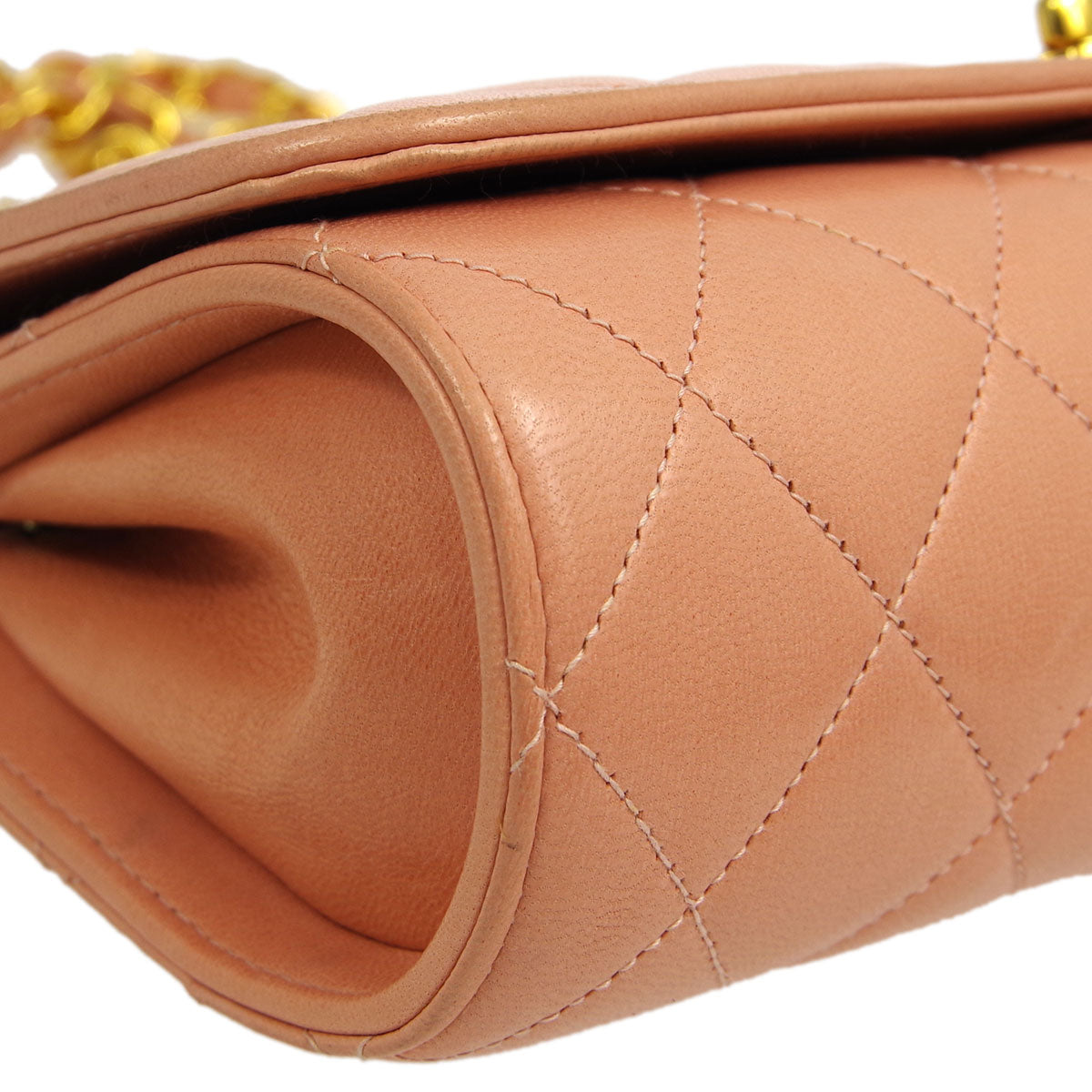 Luxury Chanel * 1994-1996 Pink Lambskin Classic Single Flap Shoulder Bag