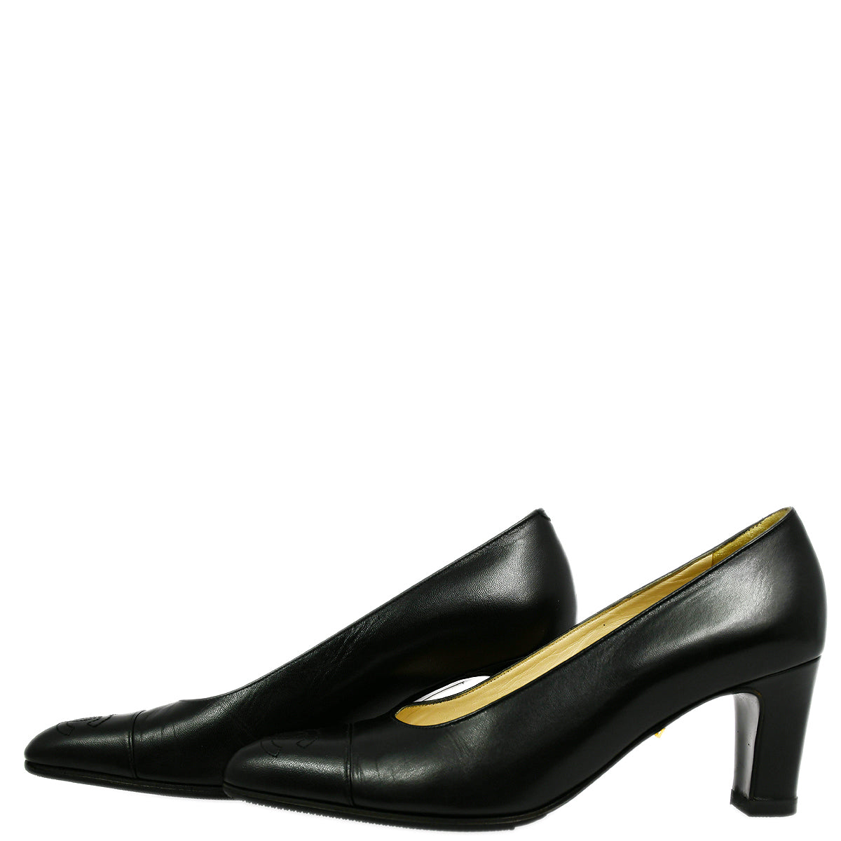 Luxury Chanel * Black Pumps Shoes #37