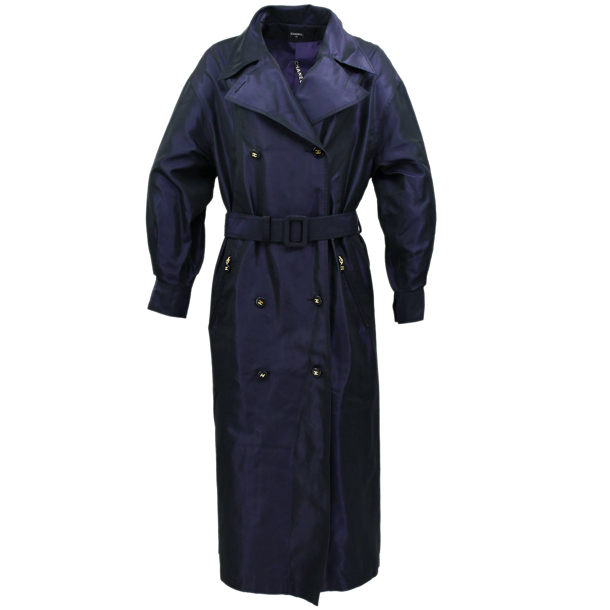 Luxury Chanel Coat Navy