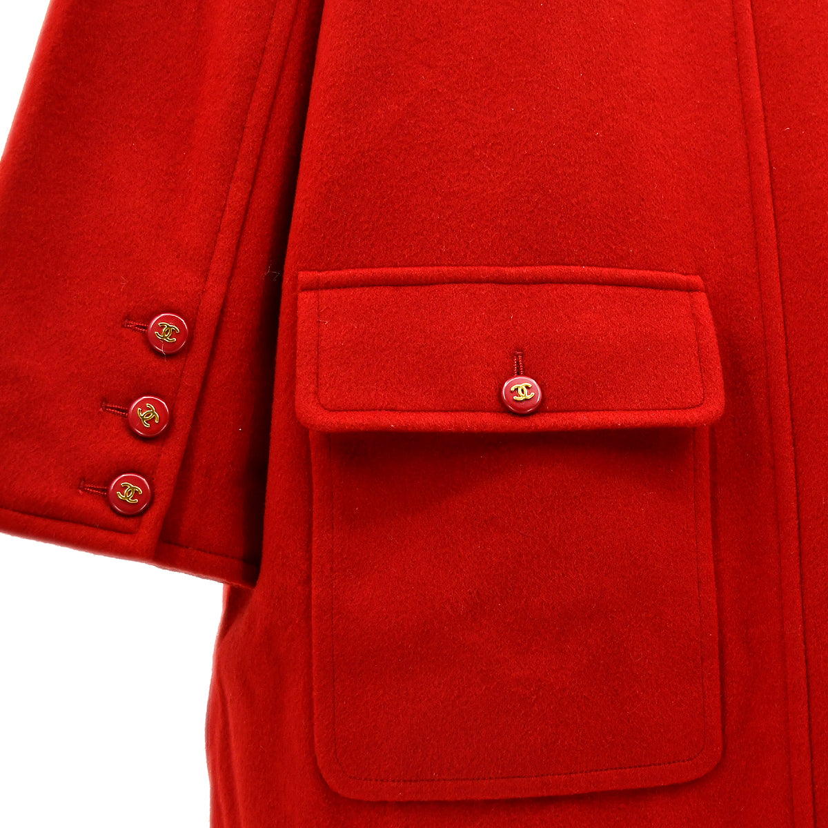 Luxury Chanel Coat Red 95A #42