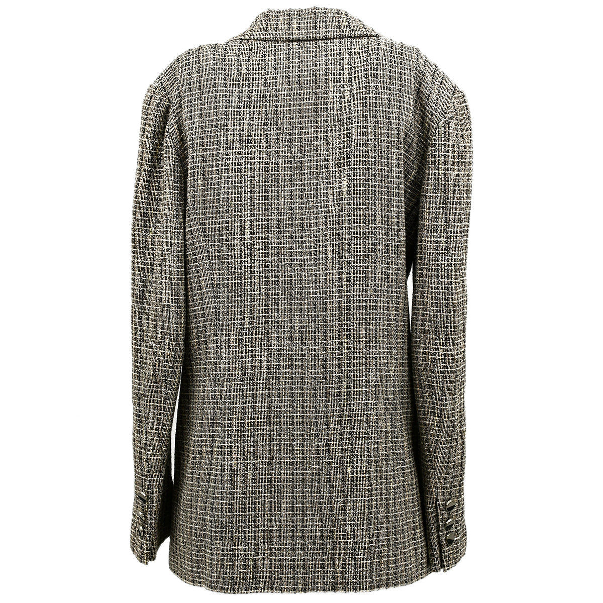 Luxury Chanel Single Breasted Jacket Beige 03P #42
