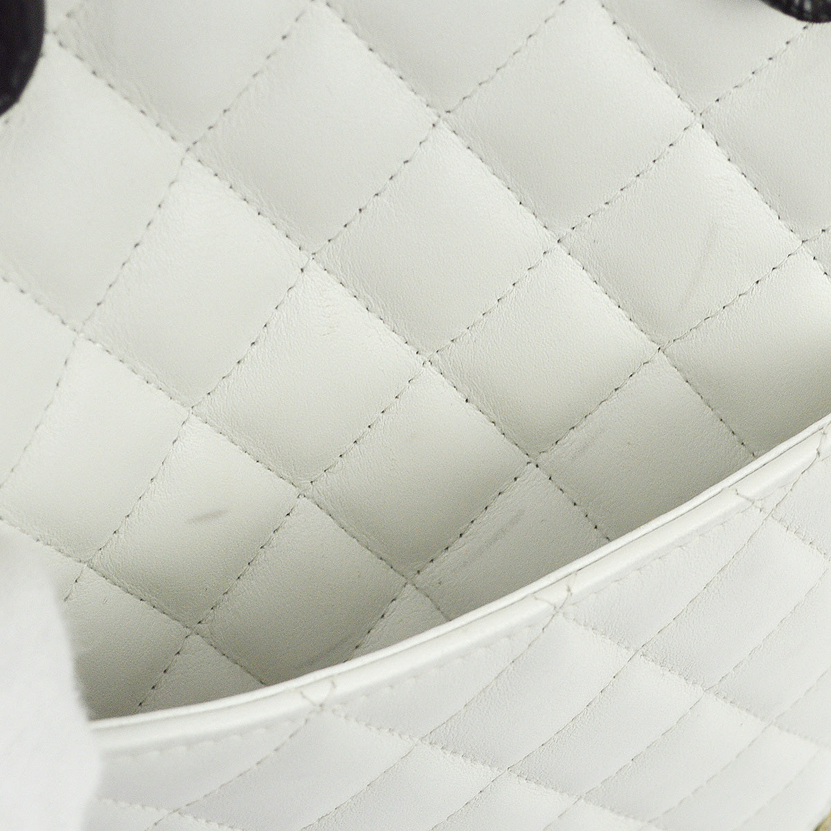Luxury Chanel 2004-2005 White Calfskin Cambon Ligne Tote Handbag
