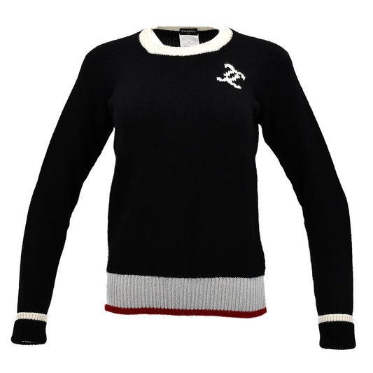 Luxury Chanel Sweater Black 96A #44