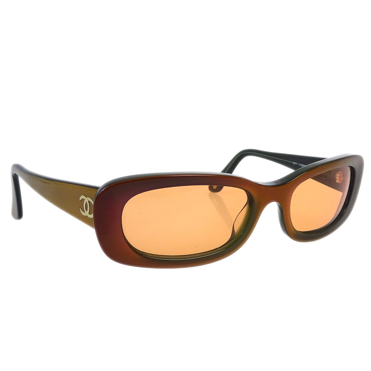 Luxury Chanel Sunglasses Eyewear Brown Small New