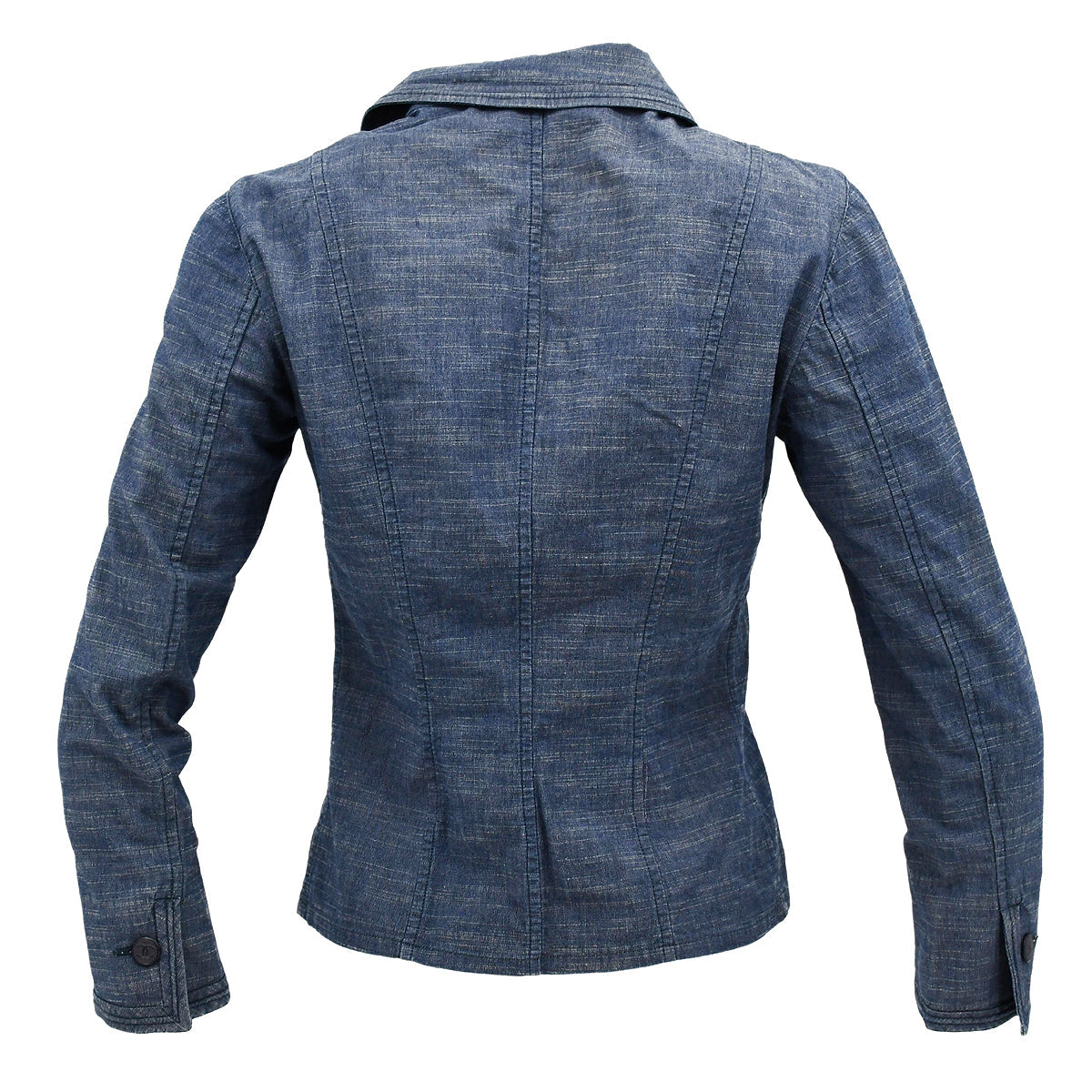 Luxury Chanel Single Breasted Jacket Blue 03P #40
