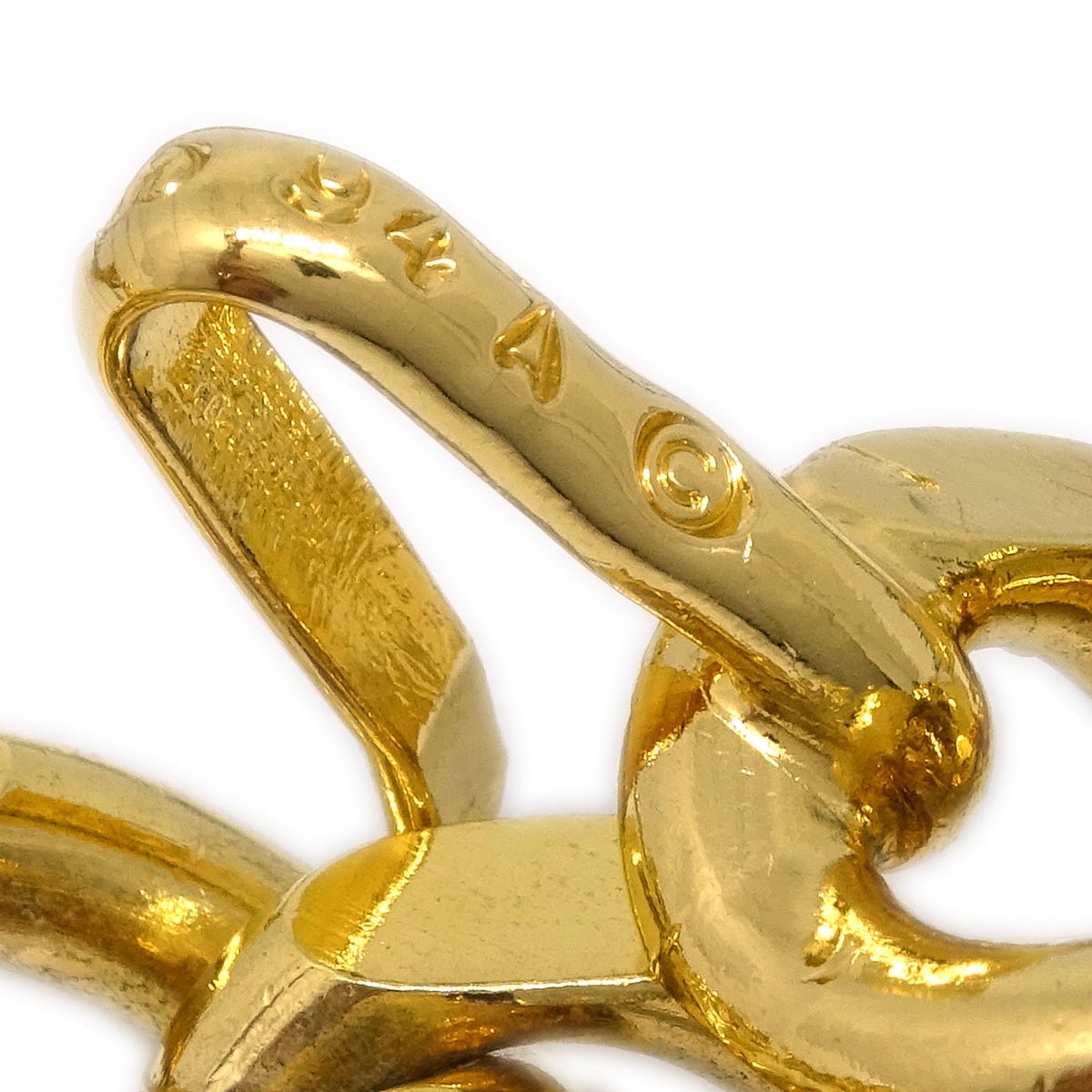Luxury Chanel Medallion Chain Belt Gold 94A Small New