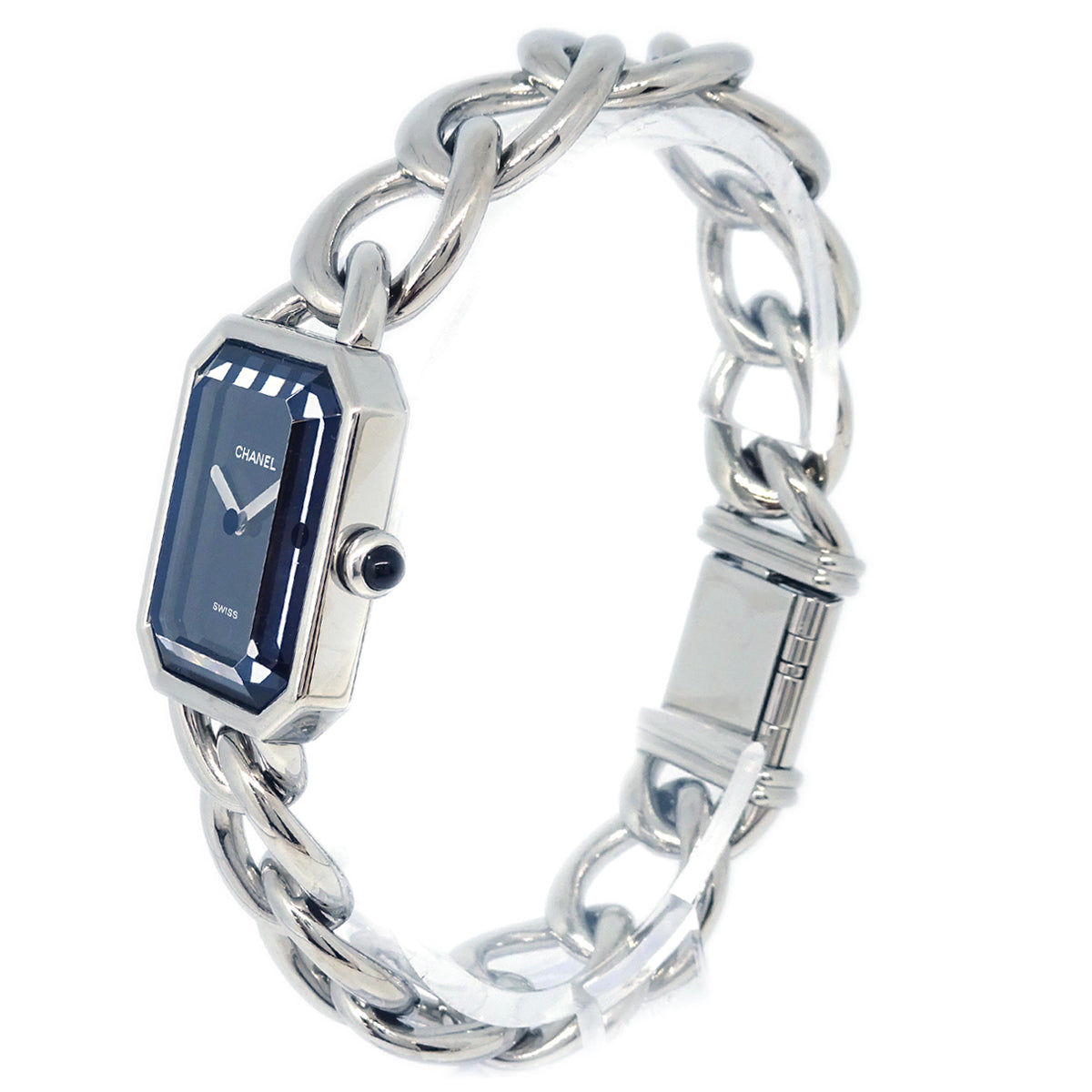 Luxury Chanel Premiere Quartz Watch Silver SS #XL