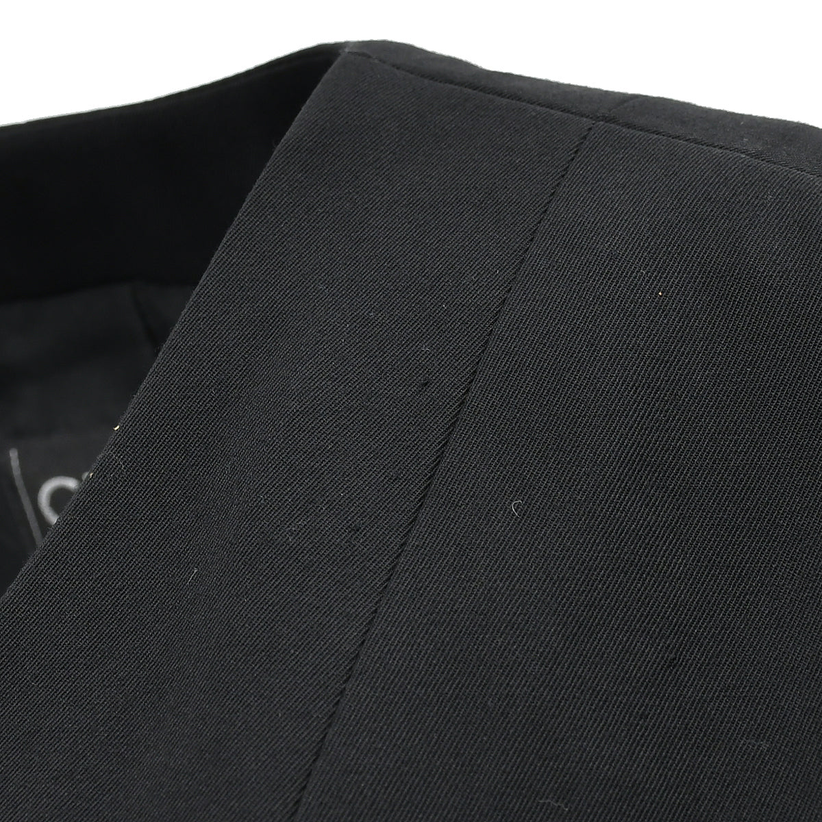 Luxury Chanel Setup Suit Jacket Skirt Black 00T #38