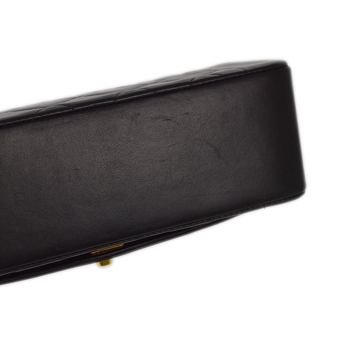 Luxury Chanel 1996-1997 Black Lambskin Small Diana Shoulder Bag