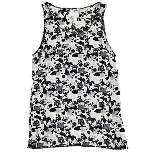 Luxury Chanel Sleeveless Black 05P #40