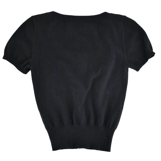 Luxury Chanel Cardigan Black 95A #34