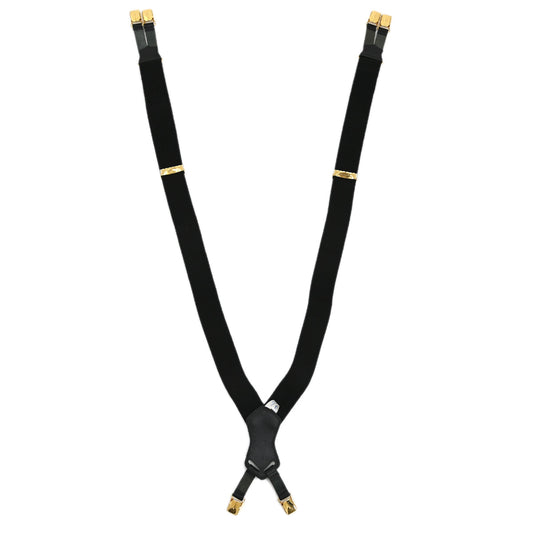 Luxury Chanel Suspenders Black Small New