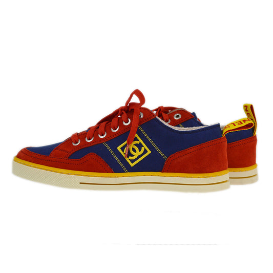 Luxury Chanel Blue Sport Line Shoes Sneakers #36