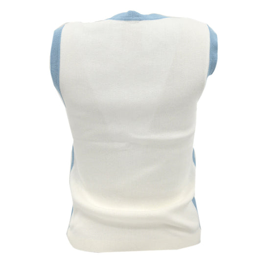 Luxury Chanel Sleeveless Top White 02S #40