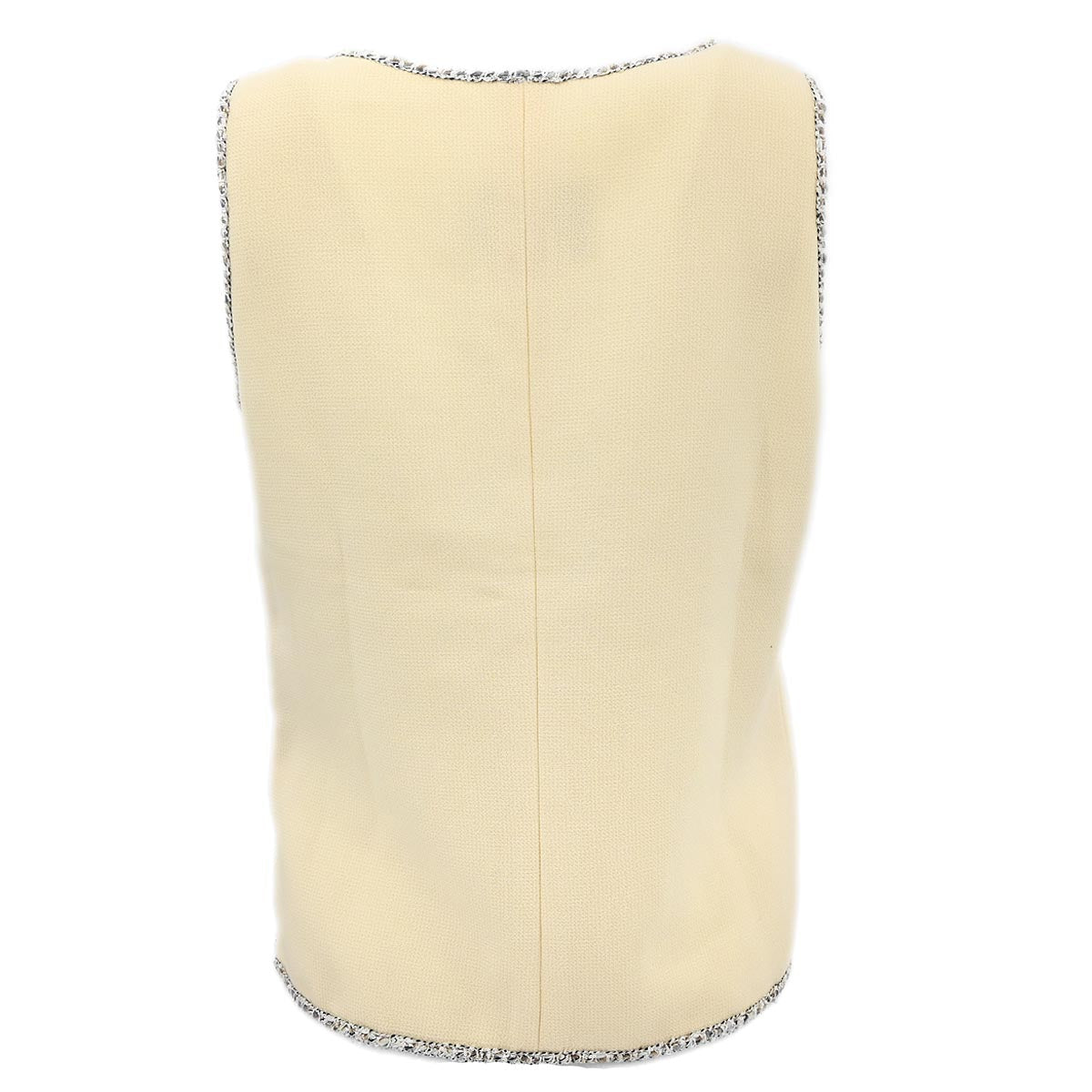 Luxury Chanel Sleeveless Top Ivory 05C #42
