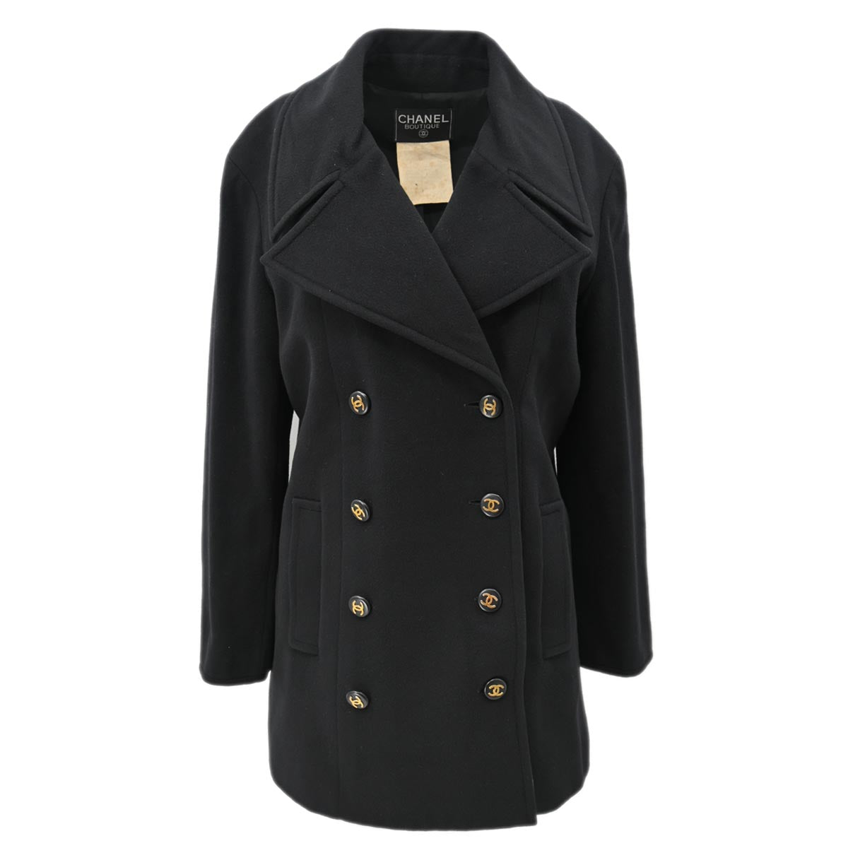 Luxury Chanel Coat Black 93A #34