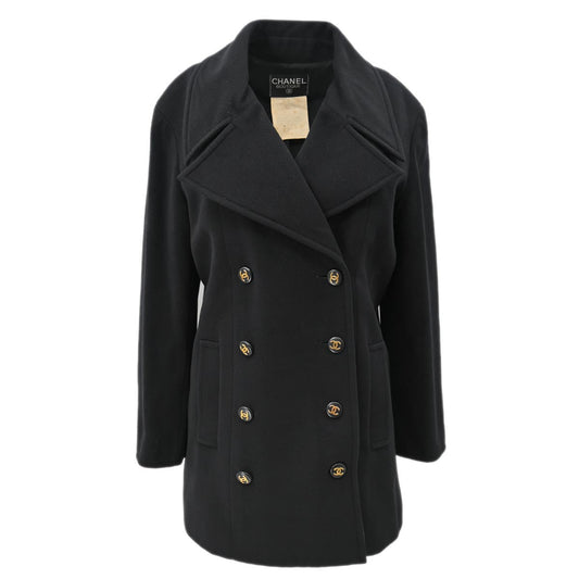 Luxury Chanel Coat Black 93A #34