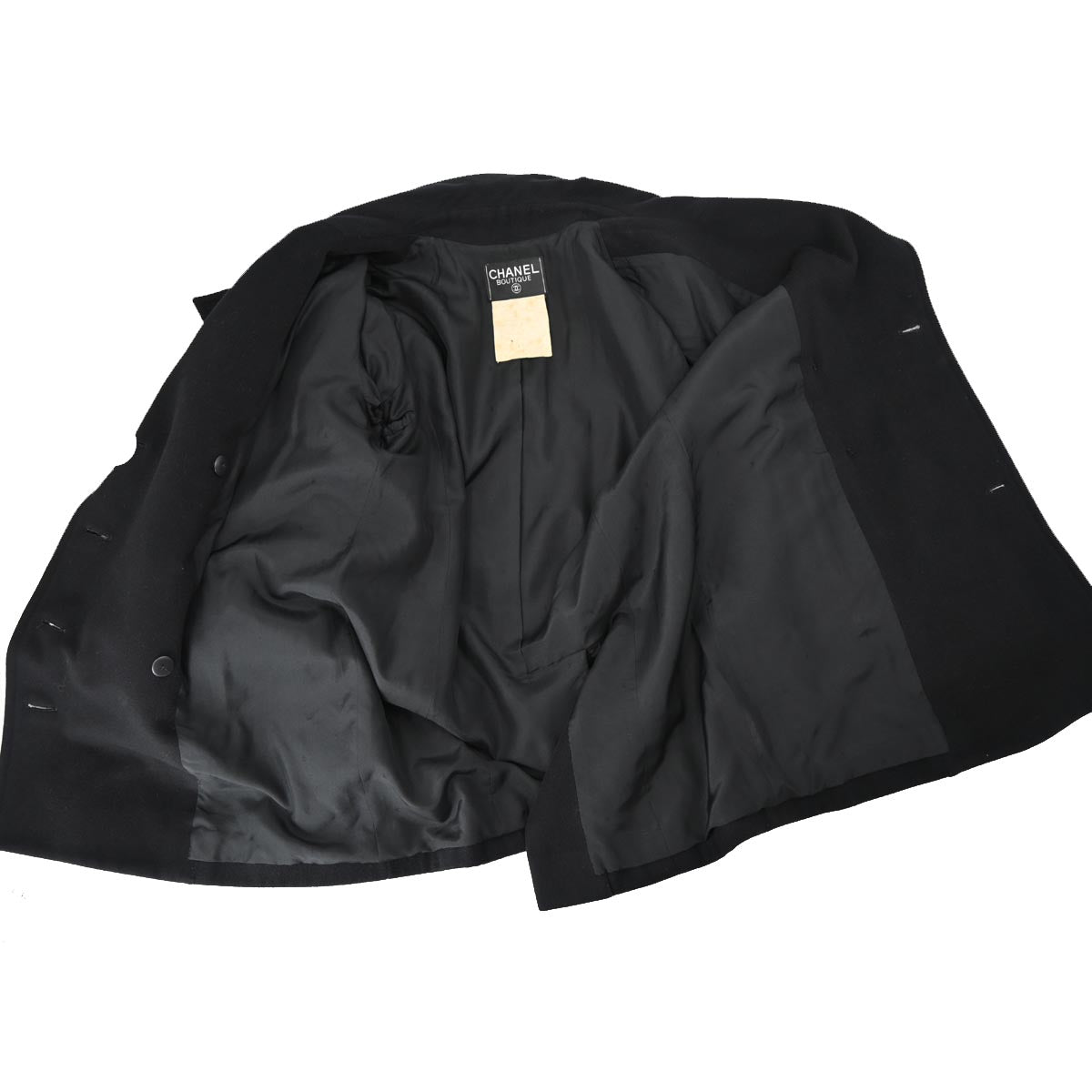 Luxury Chanel Coat Black 93A #34