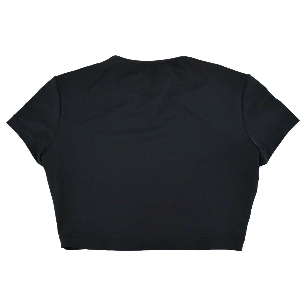 Luxury Chanel Cropped T-shirt Black 95P #42