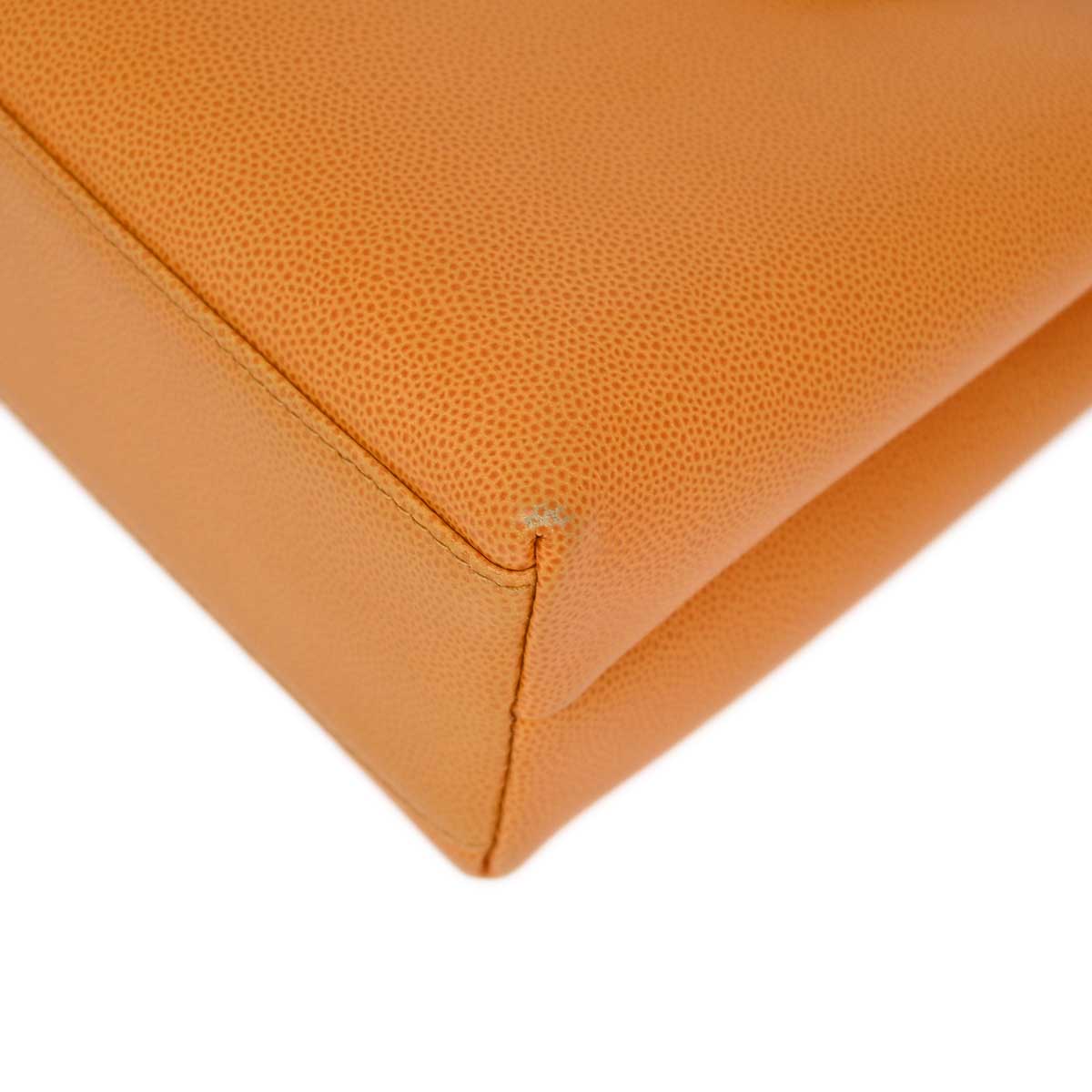 Luxury Chanel * 1997-1999 Orange Caviar Handbag