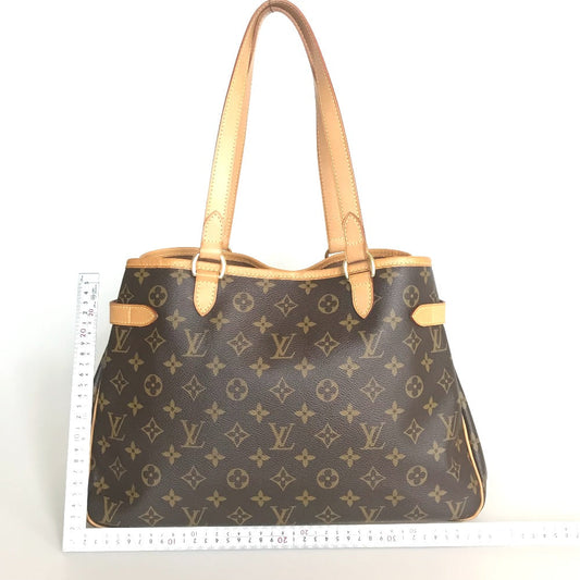 LOUIS VUITTON Tote Bag  M51154 Monogram canvas Brown Batignolles Horizontal