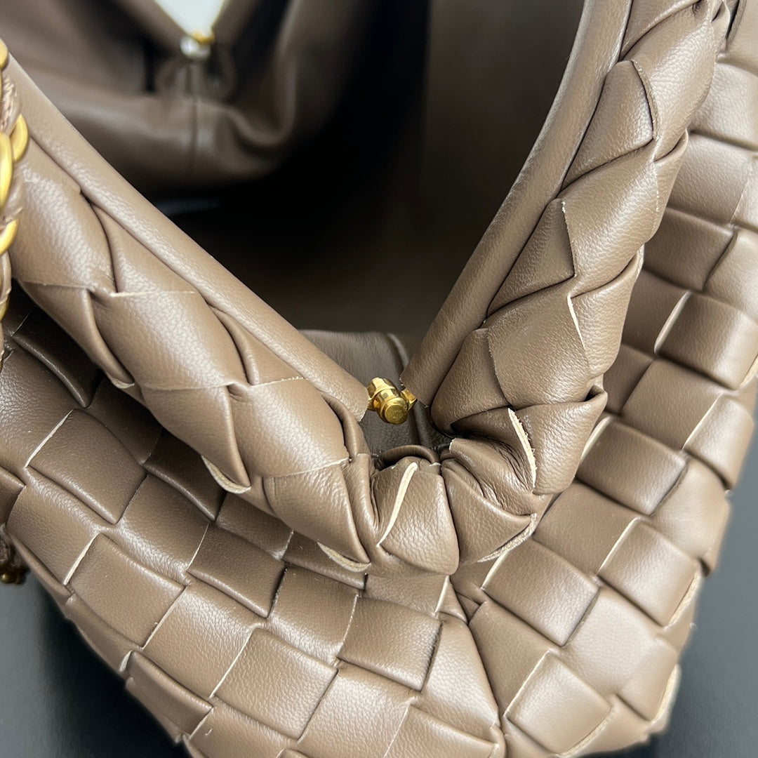 Luxury Bottega Veneta BV Lauren 1980 31.5cm Dark Beige Lambskin