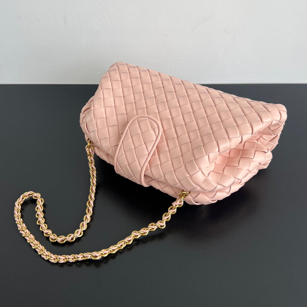 Luxury Bottega Veneta BV Lauren 1980 31.5cm Pink Lambskin