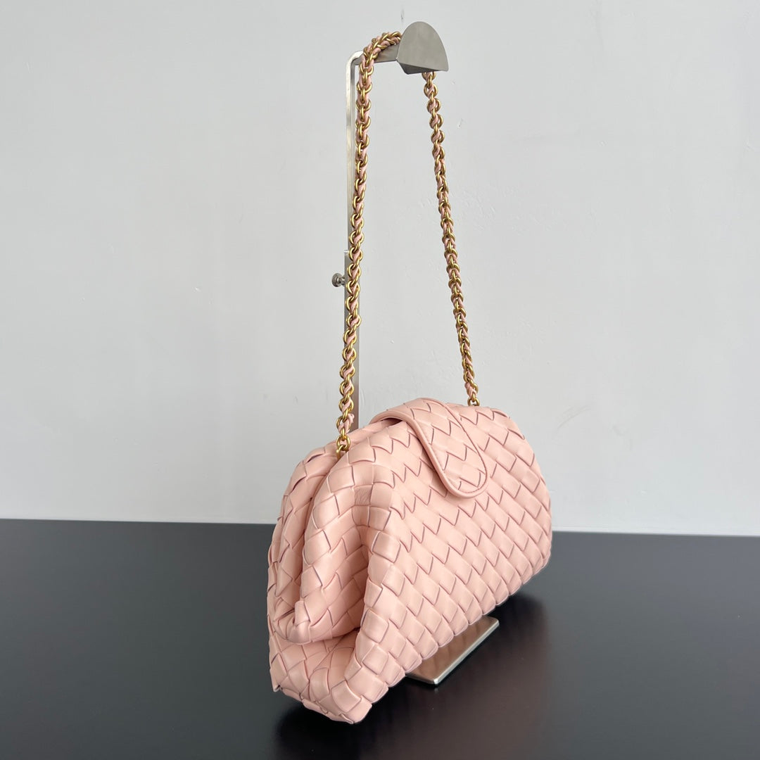 Luxury Bottega Veneta BV Lauren 1980 31.5cm Pink Lambskin