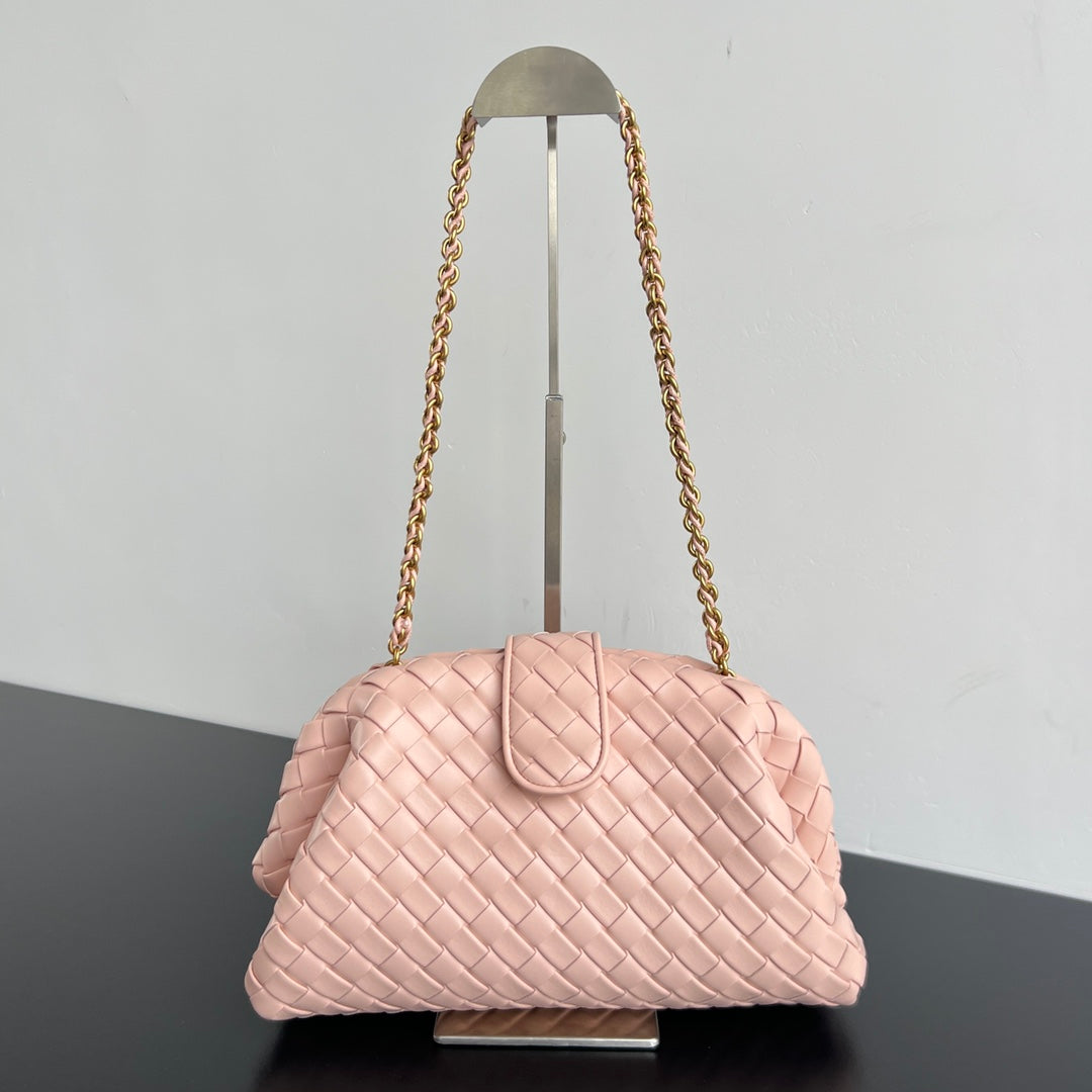 Luxury Bottega Veneta BV Lauren 1980 31.5cm Pink Lambskin