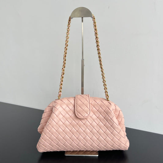 Luxury Bottega Veneta BV Lauren 1980 31.5cm Pink Lambskin