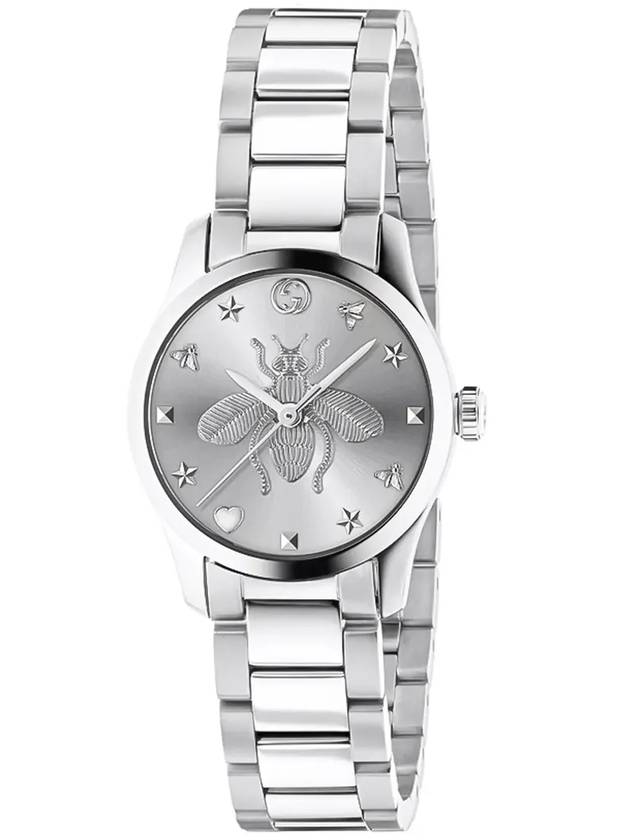 Luxury Gucci Trending 2025 G-Timeless Silver-Tone Dial Quartz Watch