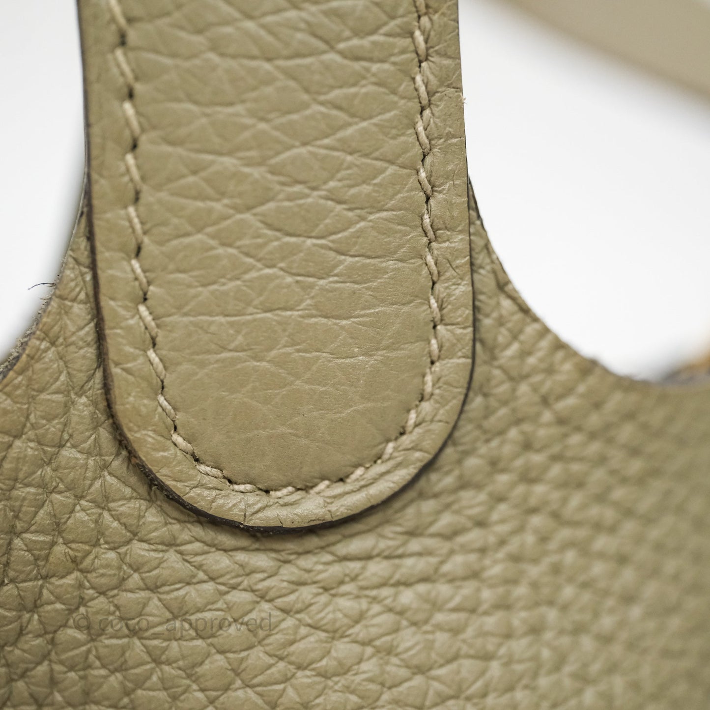 Hermès Picotin Lock 18 Q1 Sauge Clemence Gold Hardware