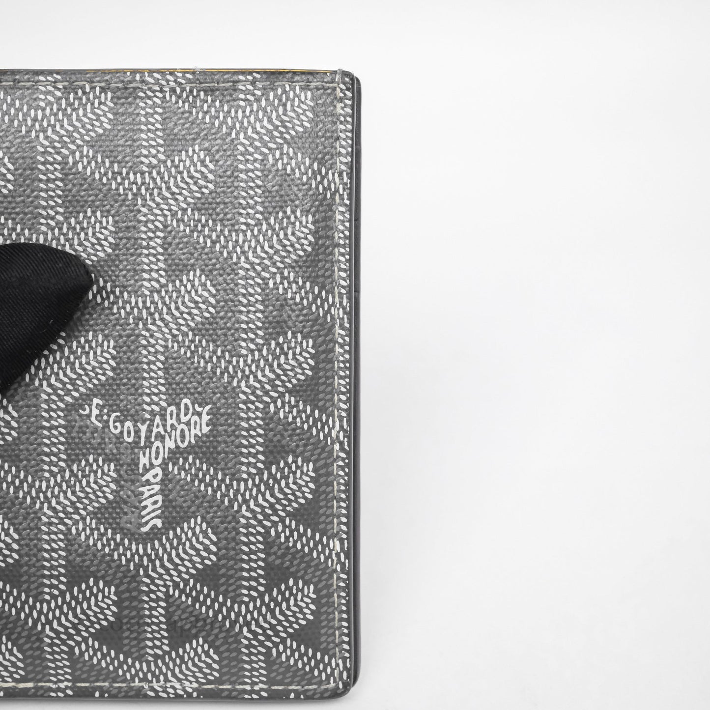 Goyard Saint Pierre Card Wallet Grey Goyardine