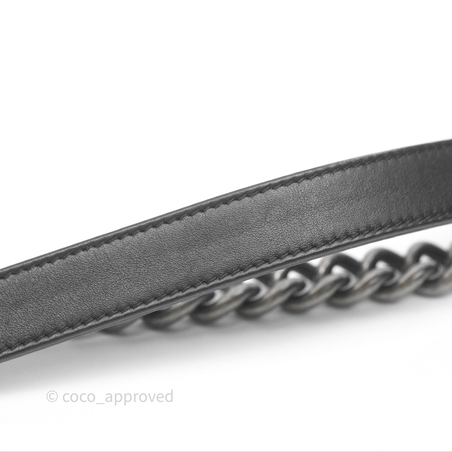 Chanel Quilted Medium Boy Black Calfskin Ruthenium Hardware