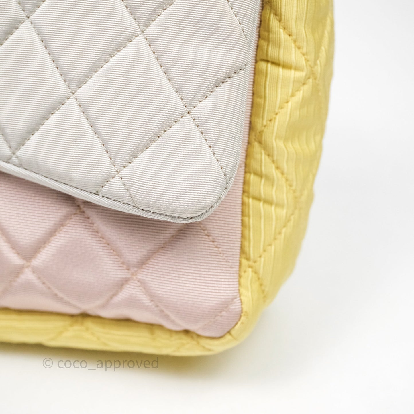 Chanel Reissue Flap Bag Tricolor Pastel Satin Aged Gold Hardware