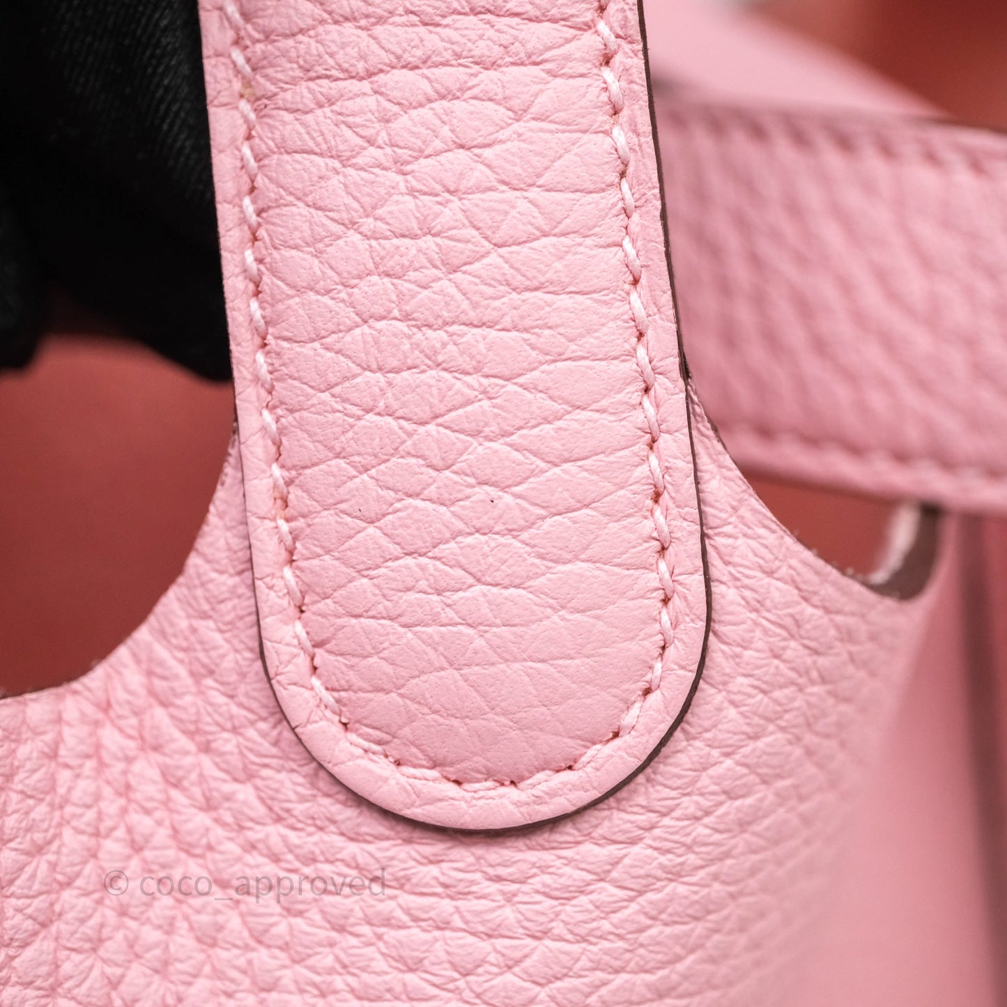 Hermès Picotin 18 Rose Sakura 3Q Clemence Palladium Hardware