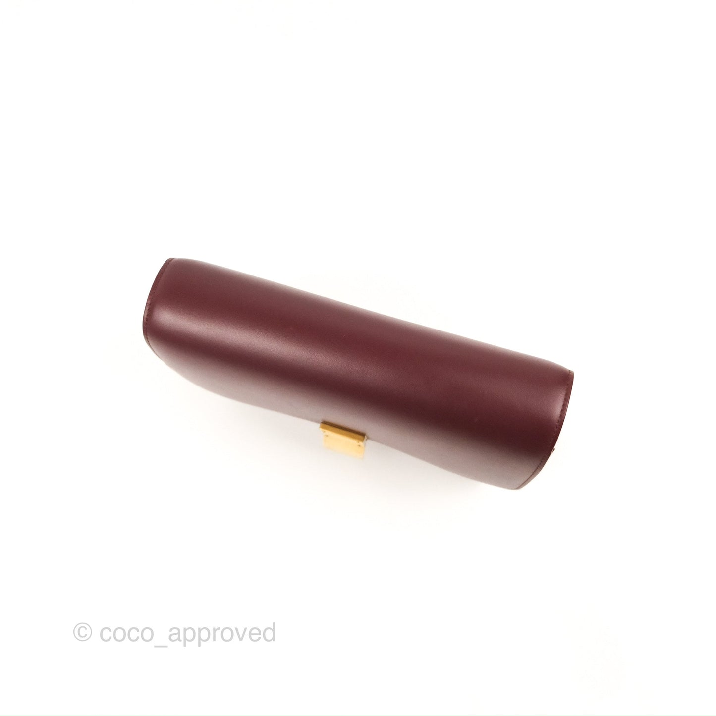 Celine Medium Classic Box Flap Burgundy Calfskin