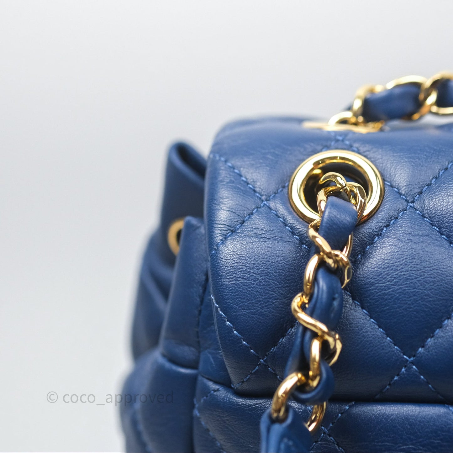 Chanel Quilted Small Urban Spirit Backpack Calfskin Navy Gold Hardware