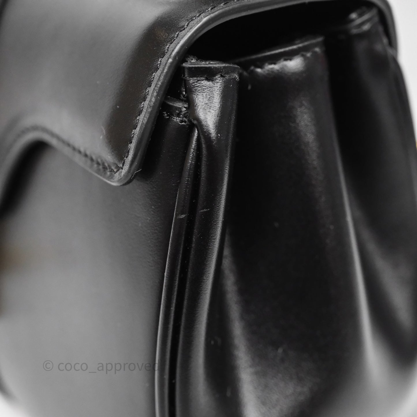 Celine Mini 16 Bag in Satinated Calfskin Black