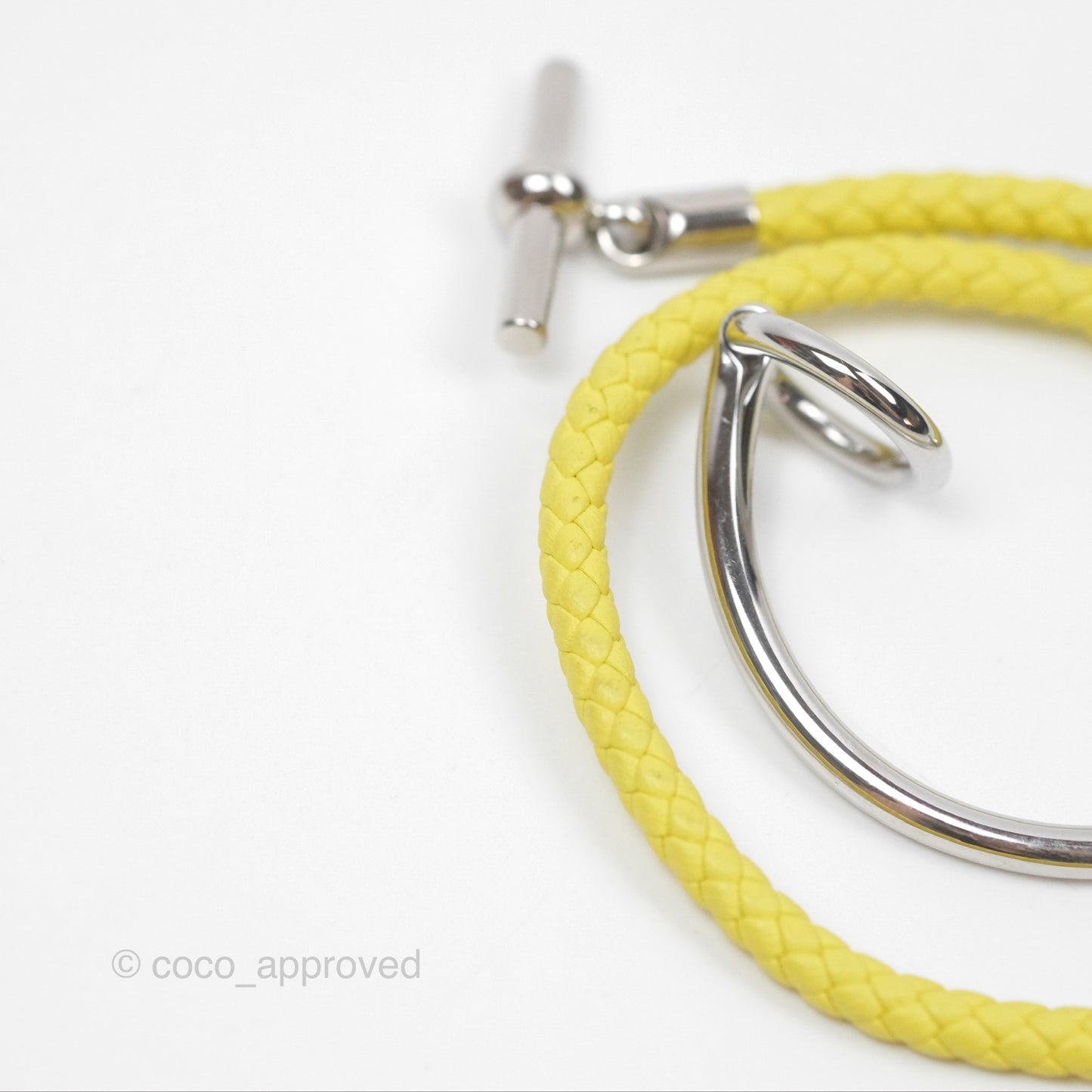 Hermès Glenan H Link Argo Bracelet Yellow Palladium Hardware