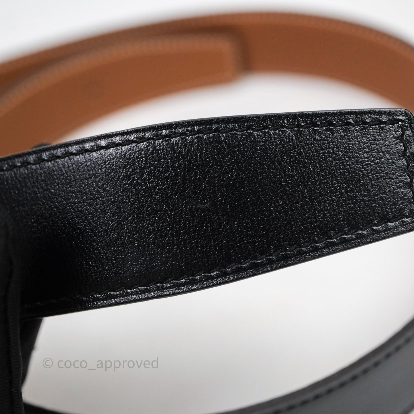 Hermès H Belt Buckle & Reversible Strap Black Gold Hardware