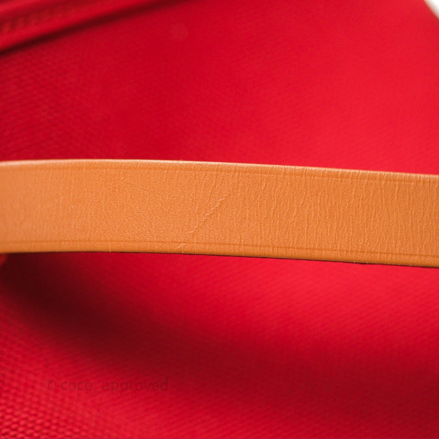 Hermès Herbag Zip 31 Red/Natural Canvas Palladium Hardware
