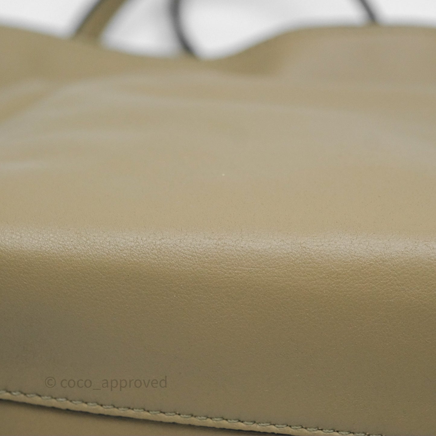 Loewe Mini Flamenco Clutch in Nappa Calfskin Clay Green