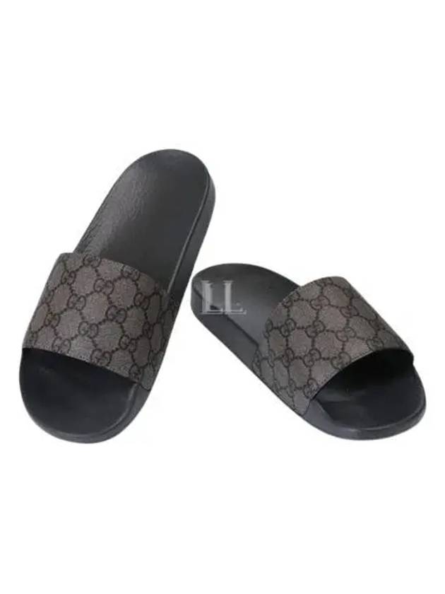 Luxury Gucci Trending 2025 GG Monogram Slider Slippers Grey