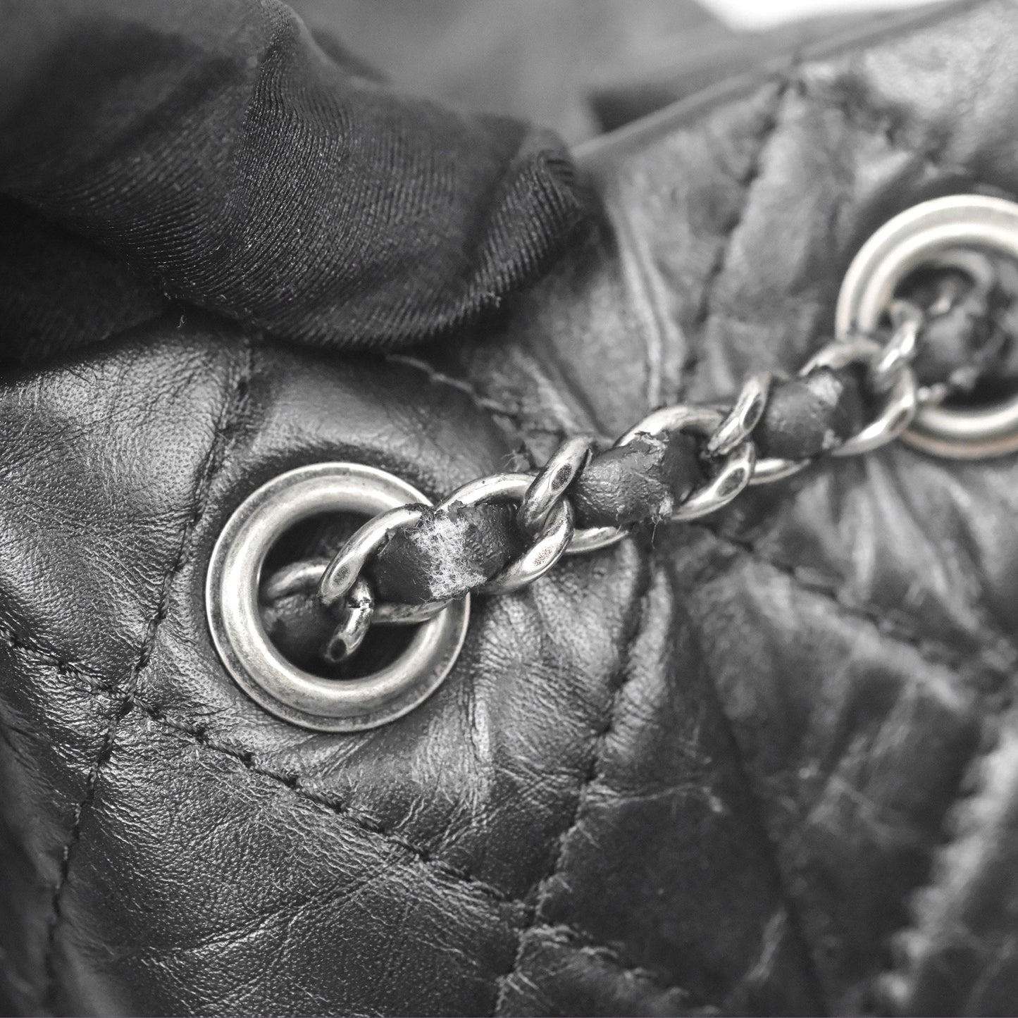 Chanel Small Gabrielle Backpack Black Aged Calfskin