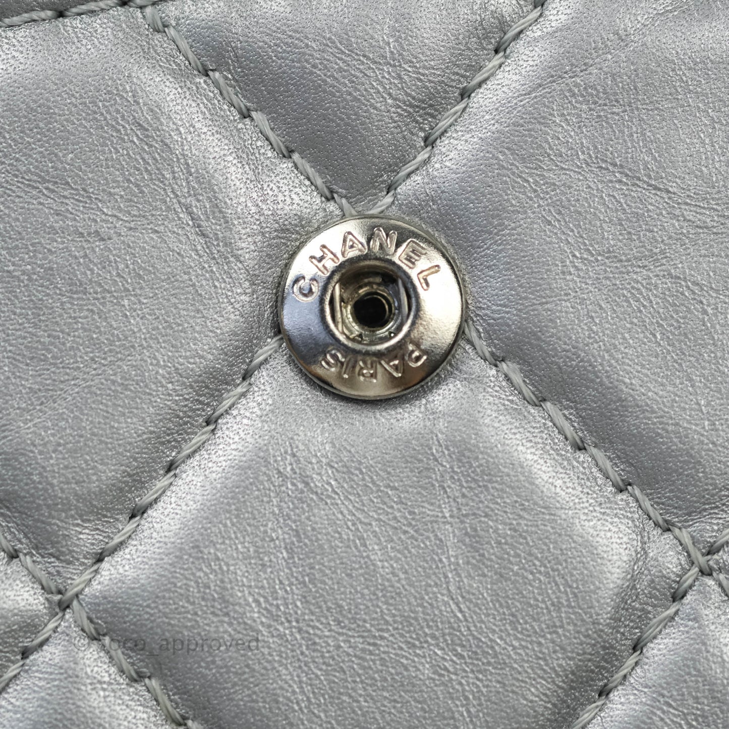 Chanel Reissue 227 Quilted Aged Calfskin Silver Ruthenium Hardware